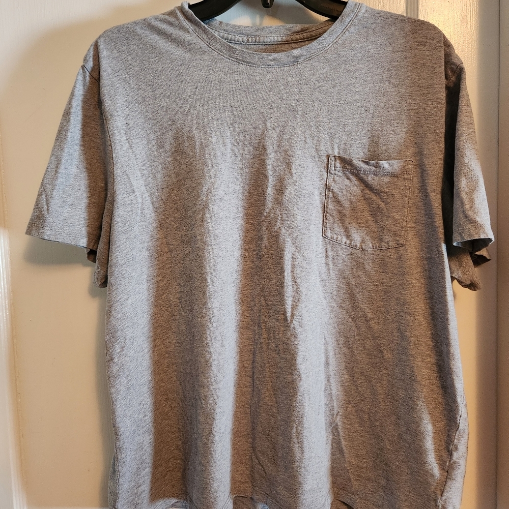 Everlane Heather Gray Organic Cotton Short Sleeve Tee Men's XL